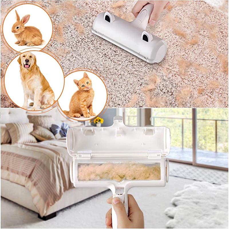 Pet Hair Remover Roller Removing Cat Dog Hair From Furniture Sofa Carpets Cleaning Pet Hair Remover Reusable Cleaning Lint Brush