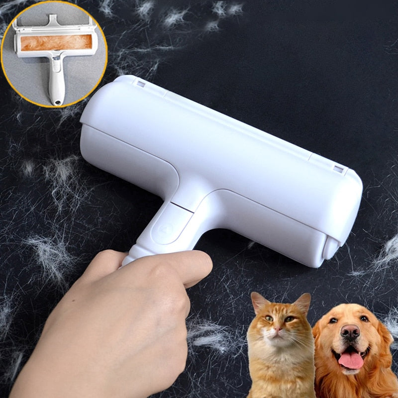 Pet Hair Remover Roller Removing Cat Dog Hair From Furniture Sofa Carpets Cleaning Pet Hair Remover Reusable Cleaning Lint Brush